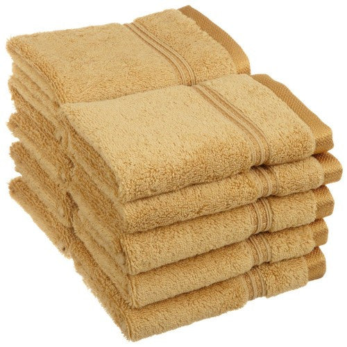 Egyptian Cotton Face Towel Washcloth Set 600 GSM 10-Piece - Anippe