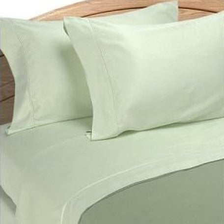 Luxury 1000 TC 100% Egyptian Cotton California King Sheet Set Solid In Sage - Anippe