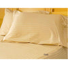 Luxury 300 TC 100% Pure Egyptian Cotton Twin Sheets Set Striped in Gold - Anippe