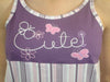 Cute 100% Pure Egyptian Cotton Pajama In Purple - Anippe