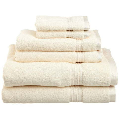 Luxury 600 GSM Long Staple Combed Cotton 6-Piece Towel Set
