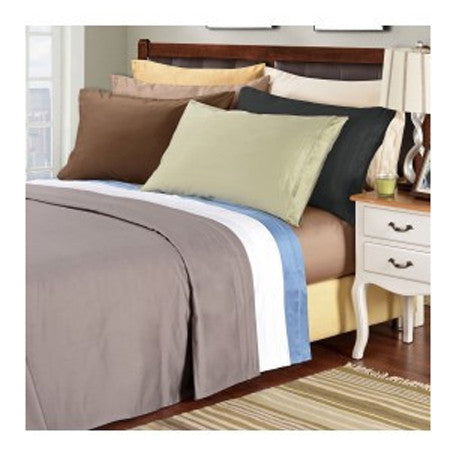 Luxury 100%  Cotton 1500 Thread Count Full Size Solid Sheet Set