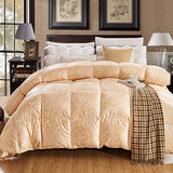 Luxury Goose Down Quilt Duvet Queen King Size White/Pink/Silver/Golden Luxury Winter Blanket Comforter - Anippe