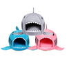 Load image into Gallery viewer, Soft Dog House For Large Dogs Warm Shark Dog House Tent High Quality Small Cat Bed Puppy House The Best Pet Product - Anippe