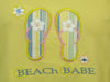Beach Babe 100% Pure Egyptian Cotton Pajama In Yellow - Anippe