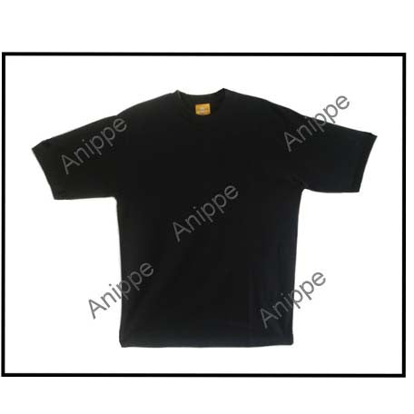 Egyptian Cotton Plain Black t Shirt Undershirt Black T Shirt - Anippe