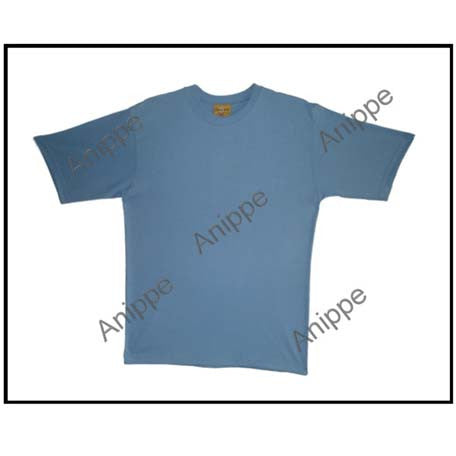 Egyptian Cotton Plain Blue T Shirt Undershirt Blue T Shirt