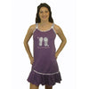 Beach Babe 100% Pure Egyptian Cotton Pajama In Purple - Anippe