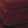 Luxury 300TC 100% Pure Egyptian Cotton Striped Bed Skirt in Burgundy - Anippe