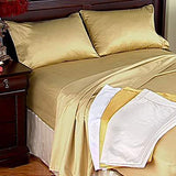 Luxury 600 Thread Count 100% Egyptian Cotton Full Sheet Set In Gold - Anippe