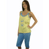 Bikini Star 100% Pure Egyptian Cotton Pajama In Yellow - Anippe