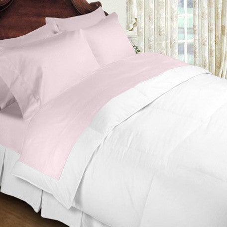Luxury 800 TC 100% Egyptian Cotton Full Sheet Set In Pink
