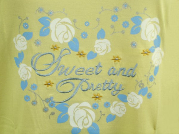 Sweet & Pretty 100% Pure Egyptian Cotton Pajama In Yellow - Anippe