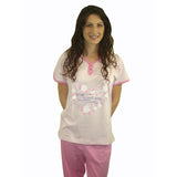 Sweet & Pretty 100% Pure Egyptian Cotton Pajama In Pale Pink - Anippe