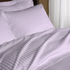 Luxury 600 Thread Count 100% Egyptian Cotton King Sheet Set Striped In Lavender - Anippe