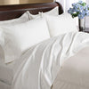 Luxury 4 PC 600 Thread Count 100% Egyptian Cotton King Size Sheet Set Striped In Ivory/Cream - Anippe
