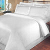 Luxury 1000TC 100% Egyptian Cotton Duvet Cover - Full/Queen Striped in White - Anippe