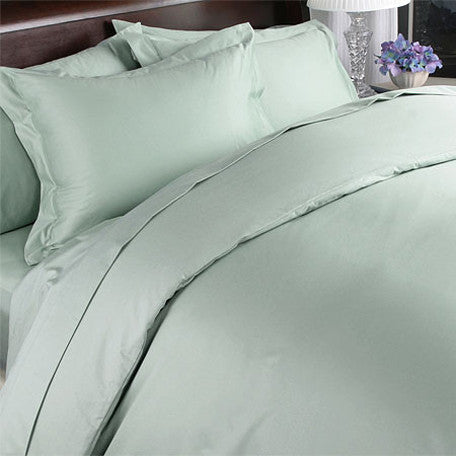 Luxury 1000TC 100% Egyptian Cotton Duvet Cover - King/Cal King Solid  in Sage